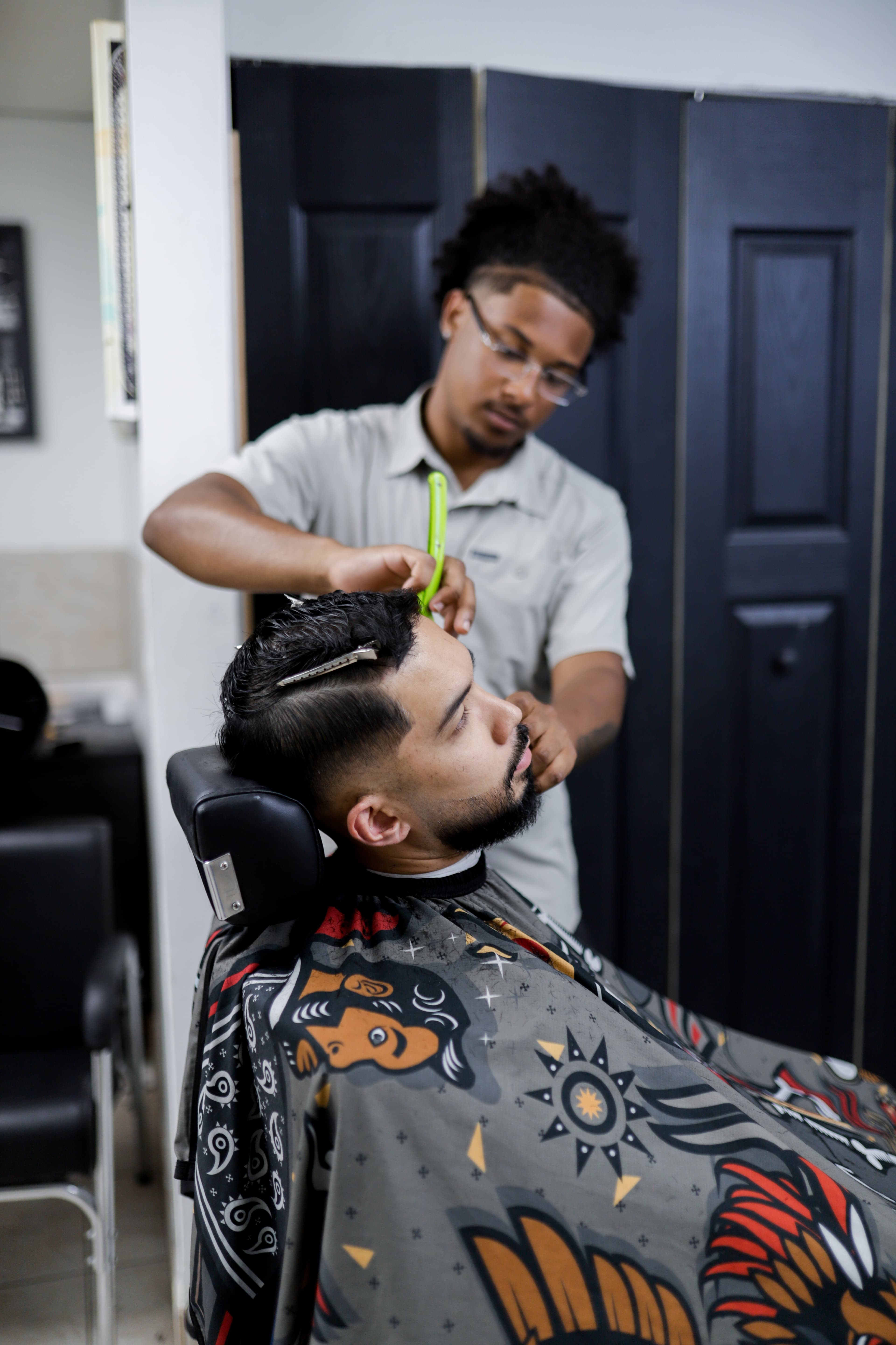 Recent haircut at OutKasts Barbershop