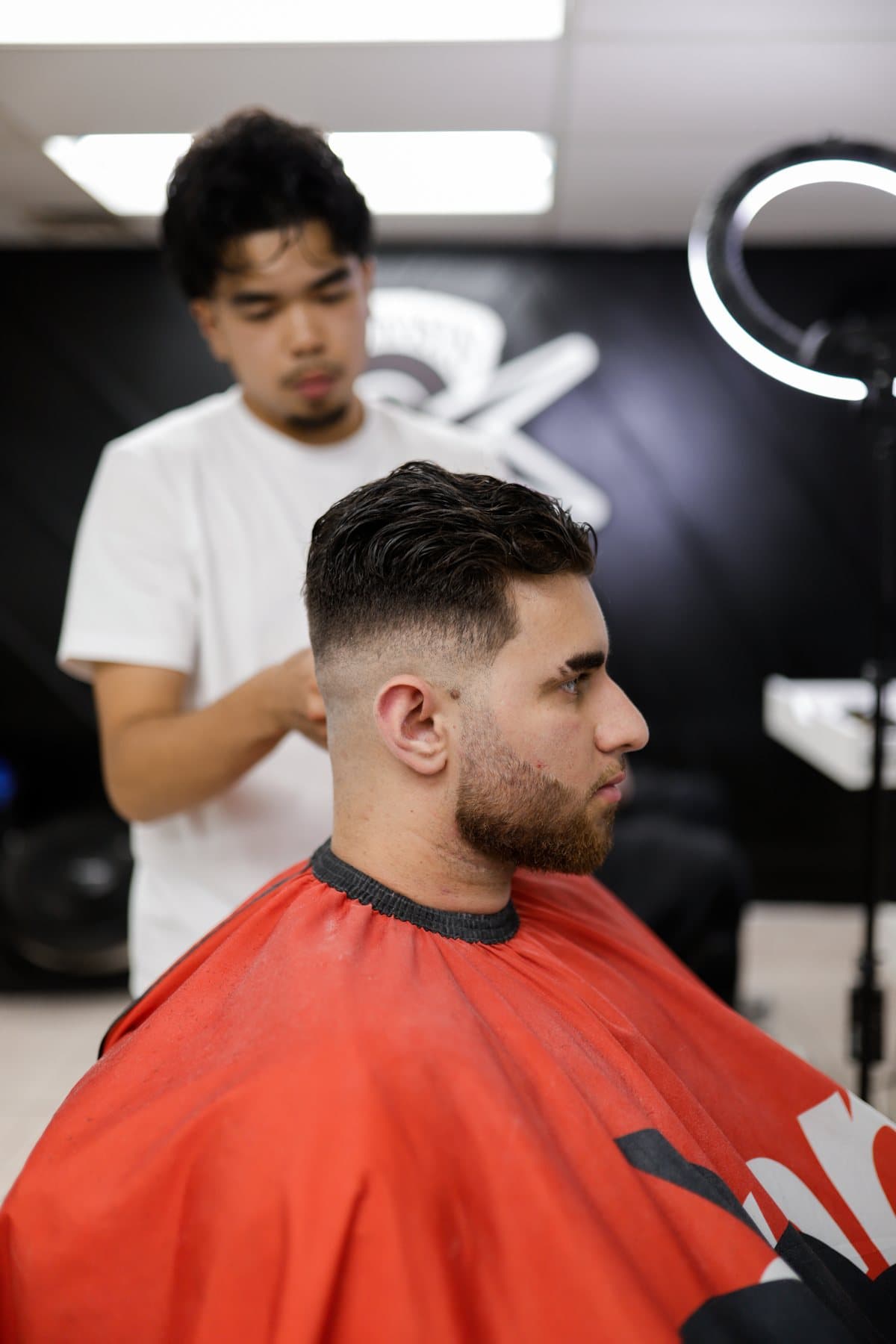 Recent haircut at OutKasts Barbershop