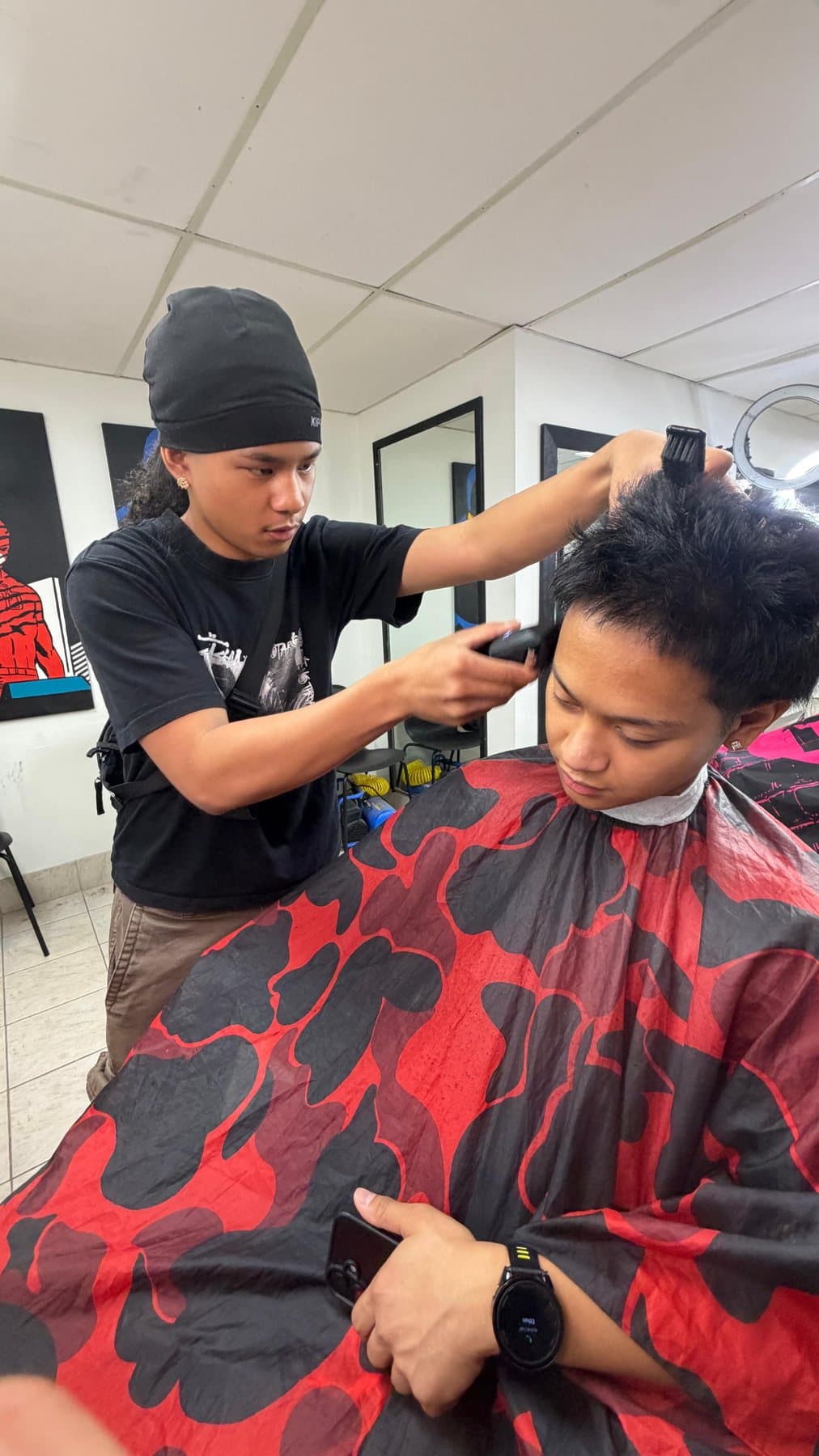 Recent haircut at OutKasts Barbershop